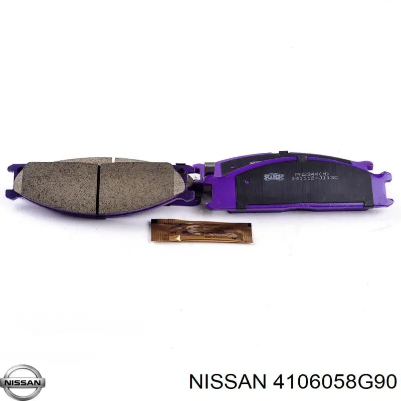 4106058G90 Nissan pastillas de freno delanteras