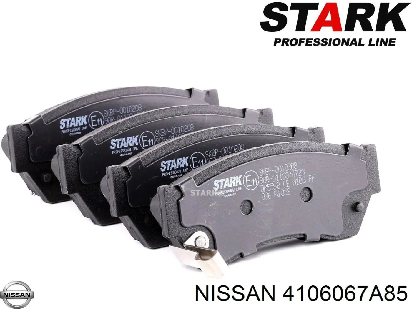 4106067A85 Nissan pastillas de freno delanteras