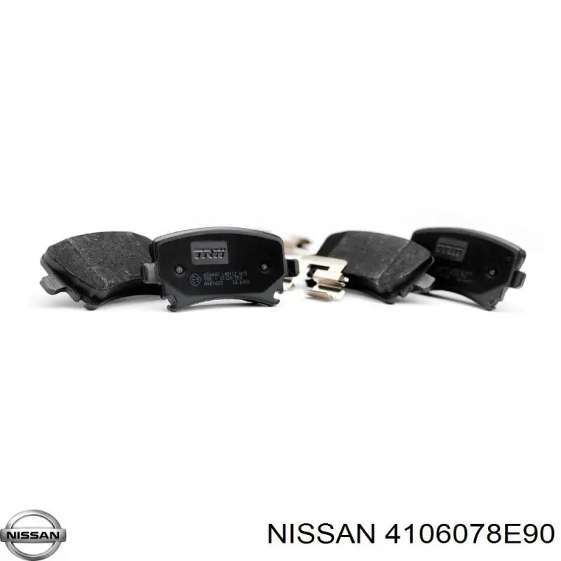 4106078E90 Nissan pastillas de freno delanteras