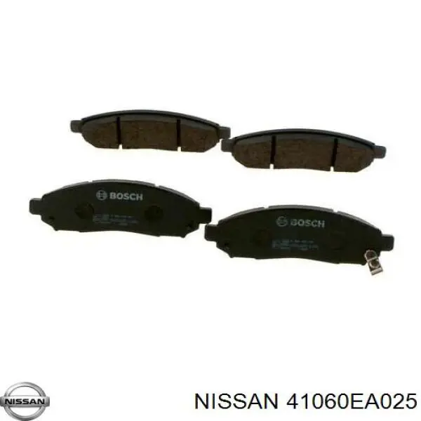 41060EA025 Nissan pastillas de freno delanteras