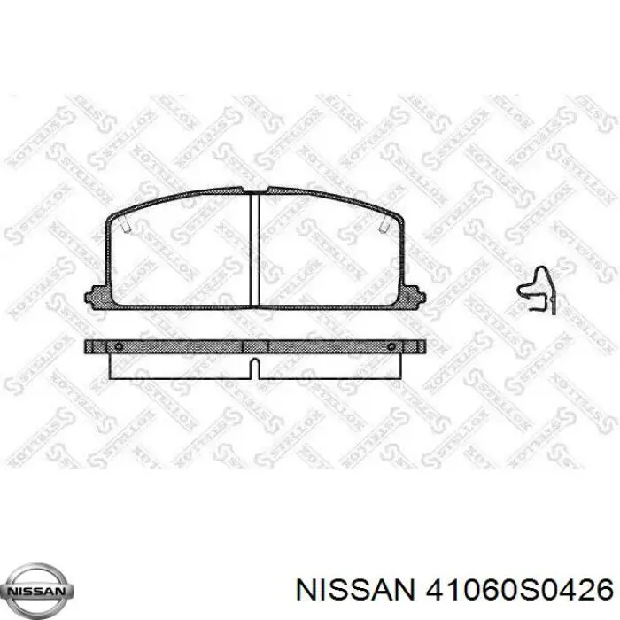 41060S0426 Nissan pastillas de freno delanteras