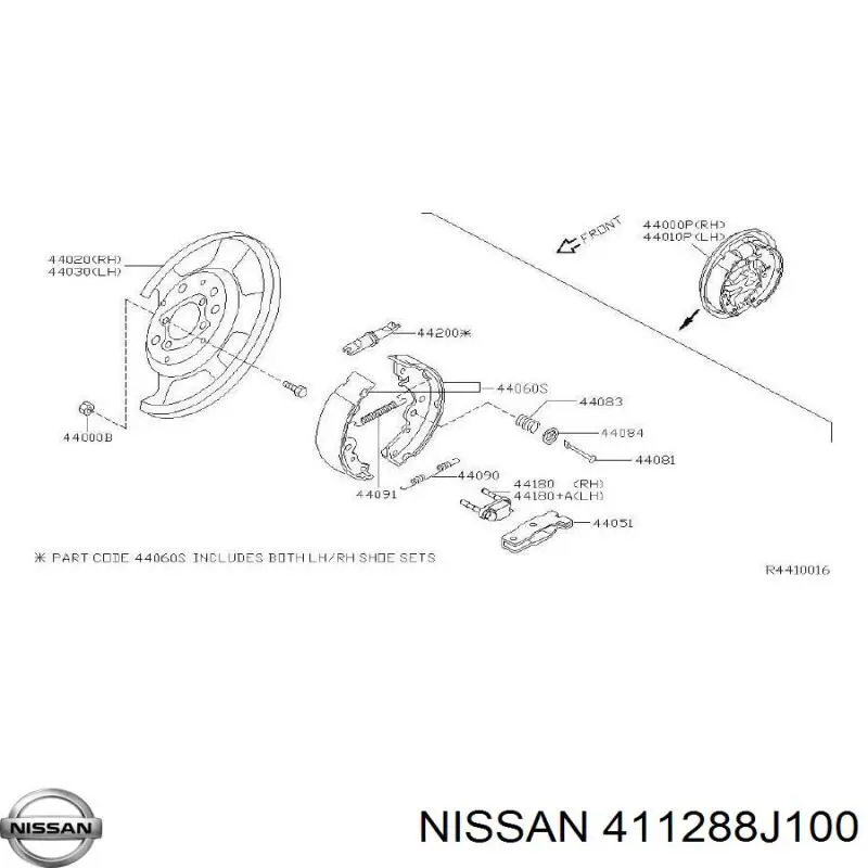 411288J100 Nissan 