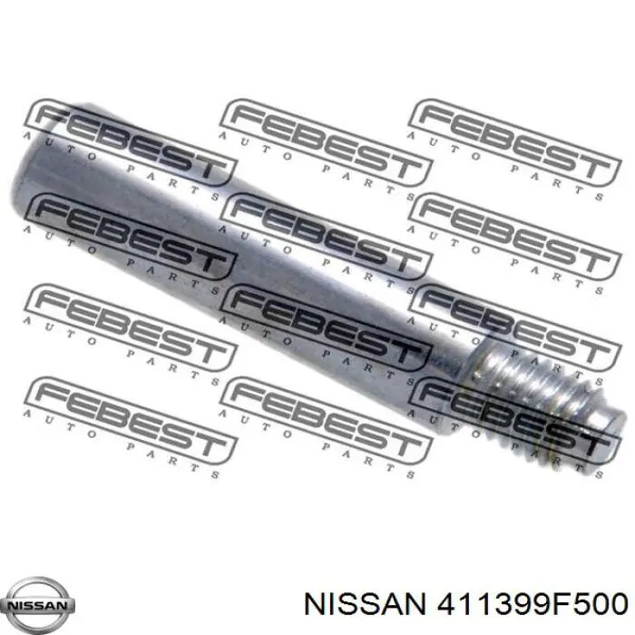 411399F500 Nissan pasador guía, pinza del freno trasera