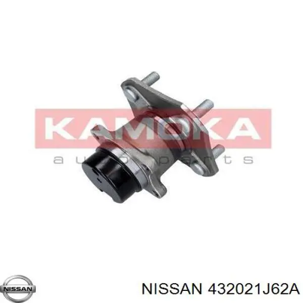 432021J62A Nissan cubo de rueda trasero