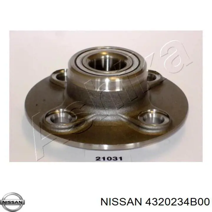 4320234B00 Nissan cubo de rueda trasero