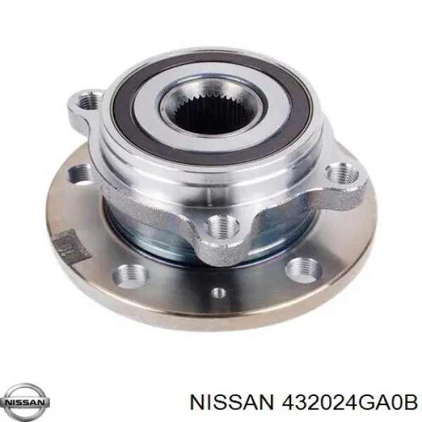 432024GA0B Nissan cubo de rueda trasero