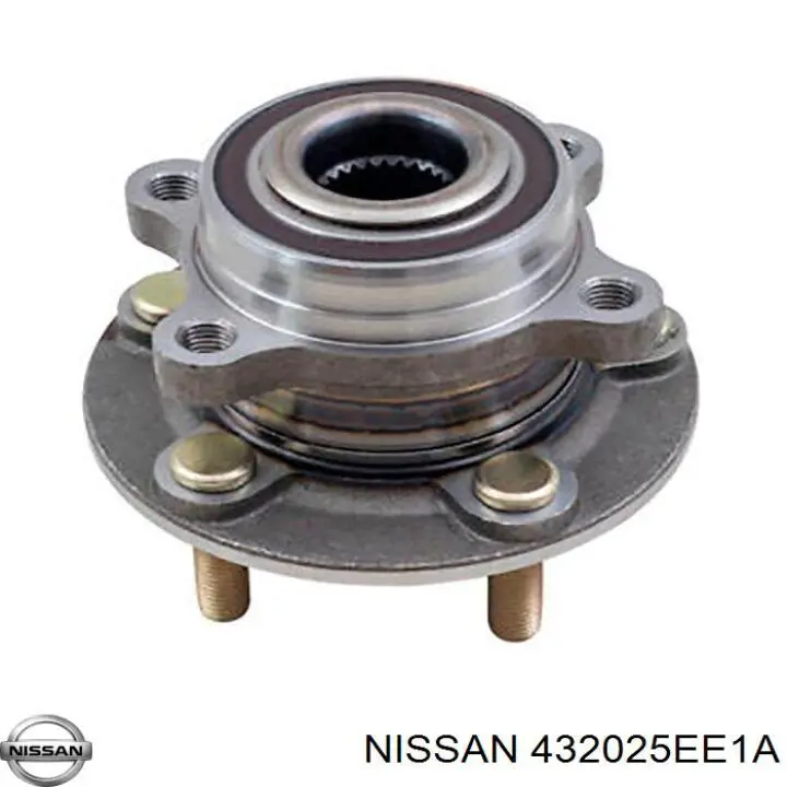 432025EE1A Nissan cubo de rueda trasero