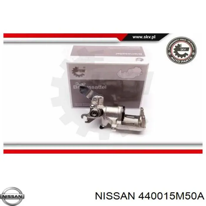  Pinza de freno trasero derecho para Nissan Almera 1 