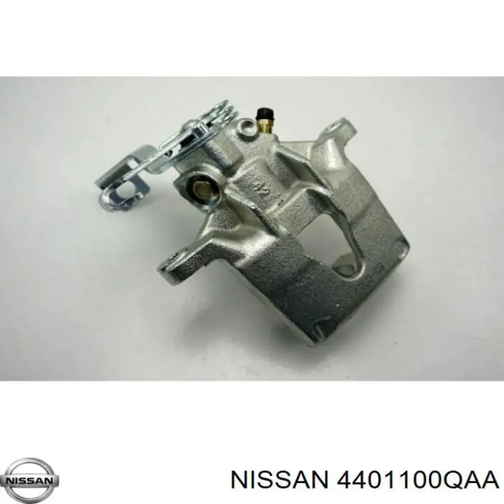 4401100QAA Nissan pinza de freno trasera izquierda