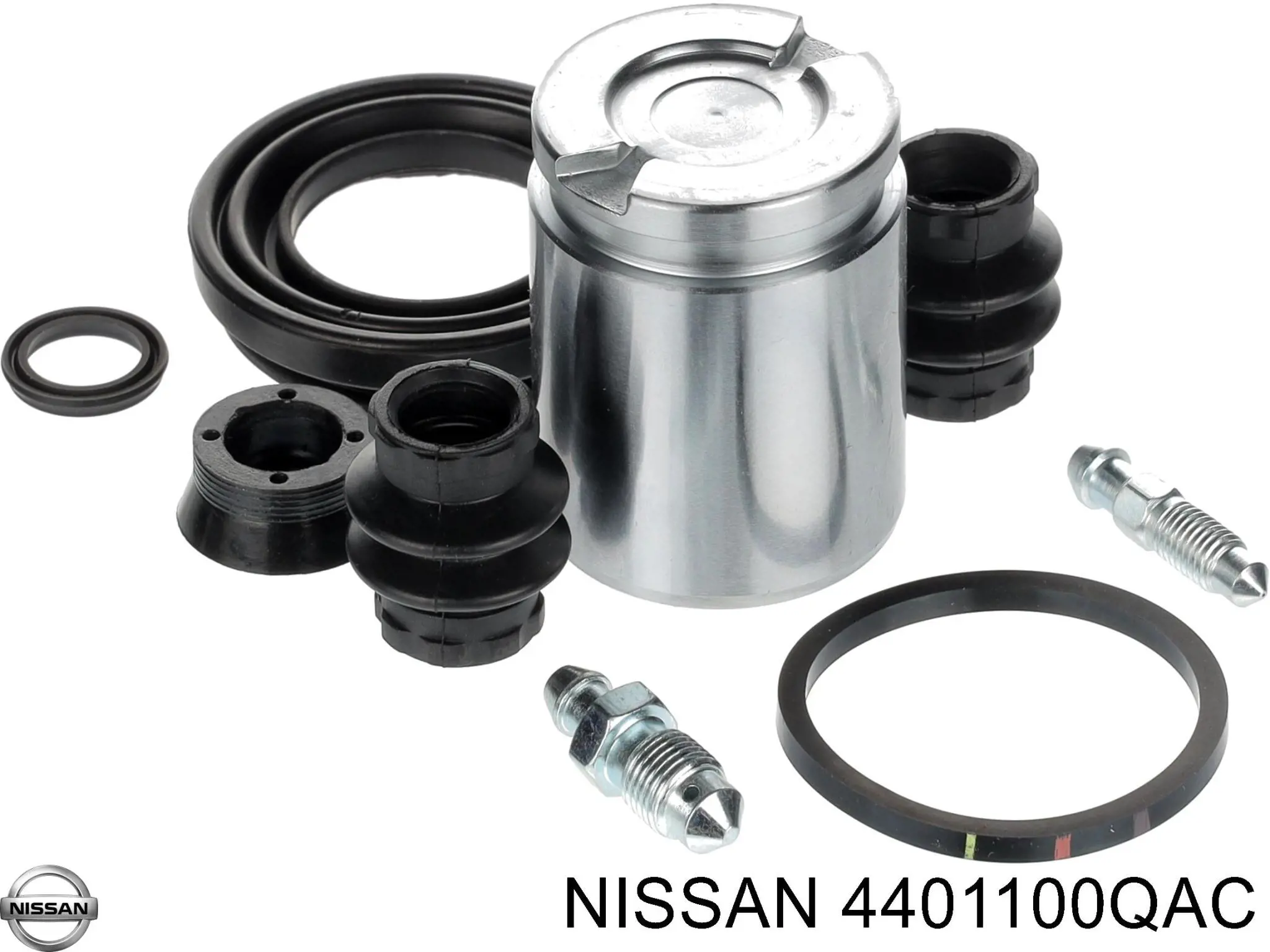 4401100QAC Nissan pinza de freno trasera izquierda