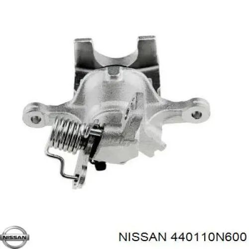 440115M50A Nissan pinza de freno trasera izquierda