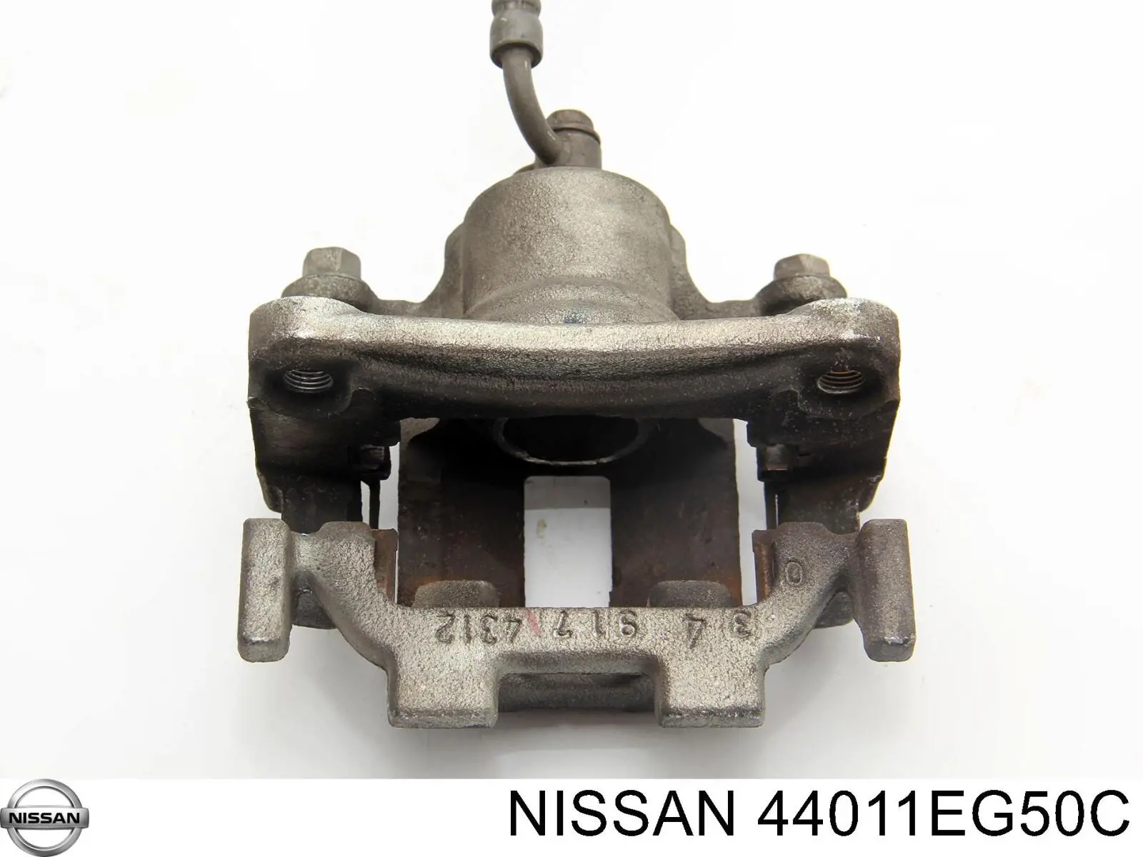 44011EG50C Nissan pinza de freno trasera izquierda