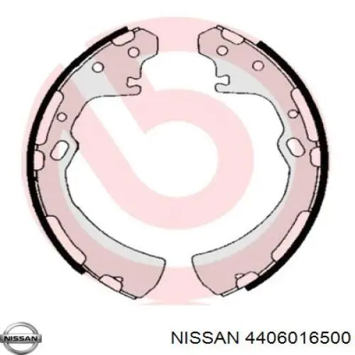 4406016500 Nissan zapatas de frenos de tambor traseras