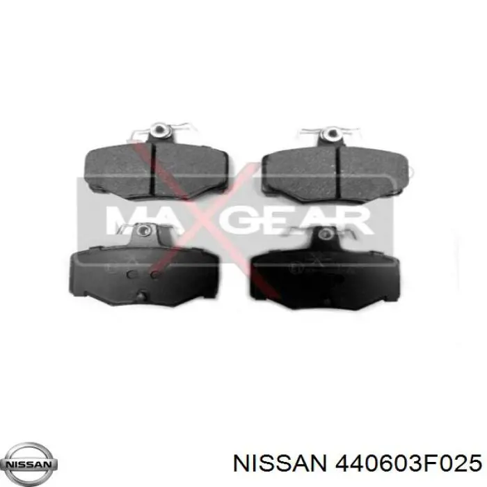 440603F025 Nissan pastillas de freno traseras