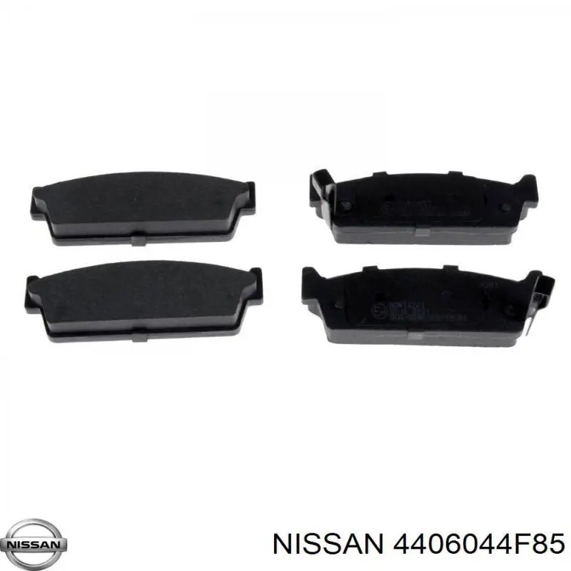 4406044F85 Nissan pastillas de freno traseras