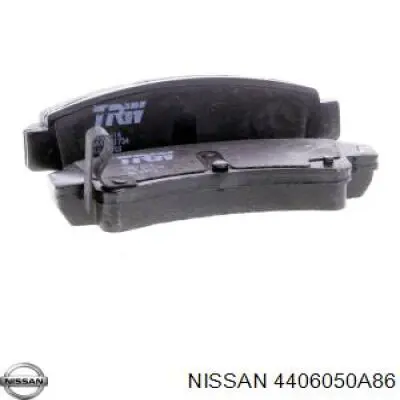 4406050A86 Nissan pastillas de freno traseras