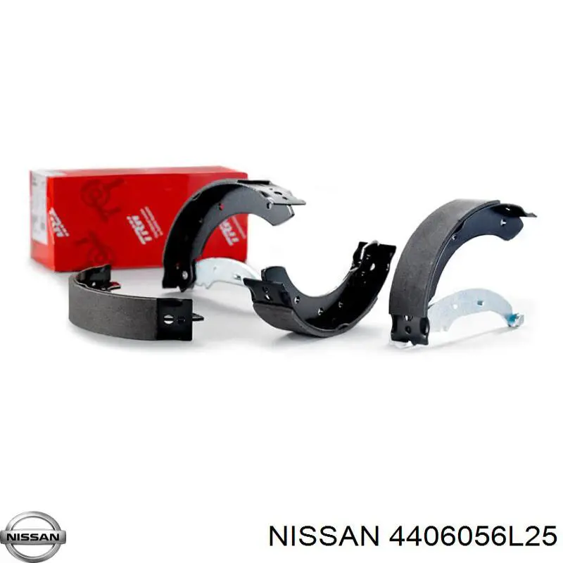 4406056L25 Nissan zapatas de frenos de tambor traseras