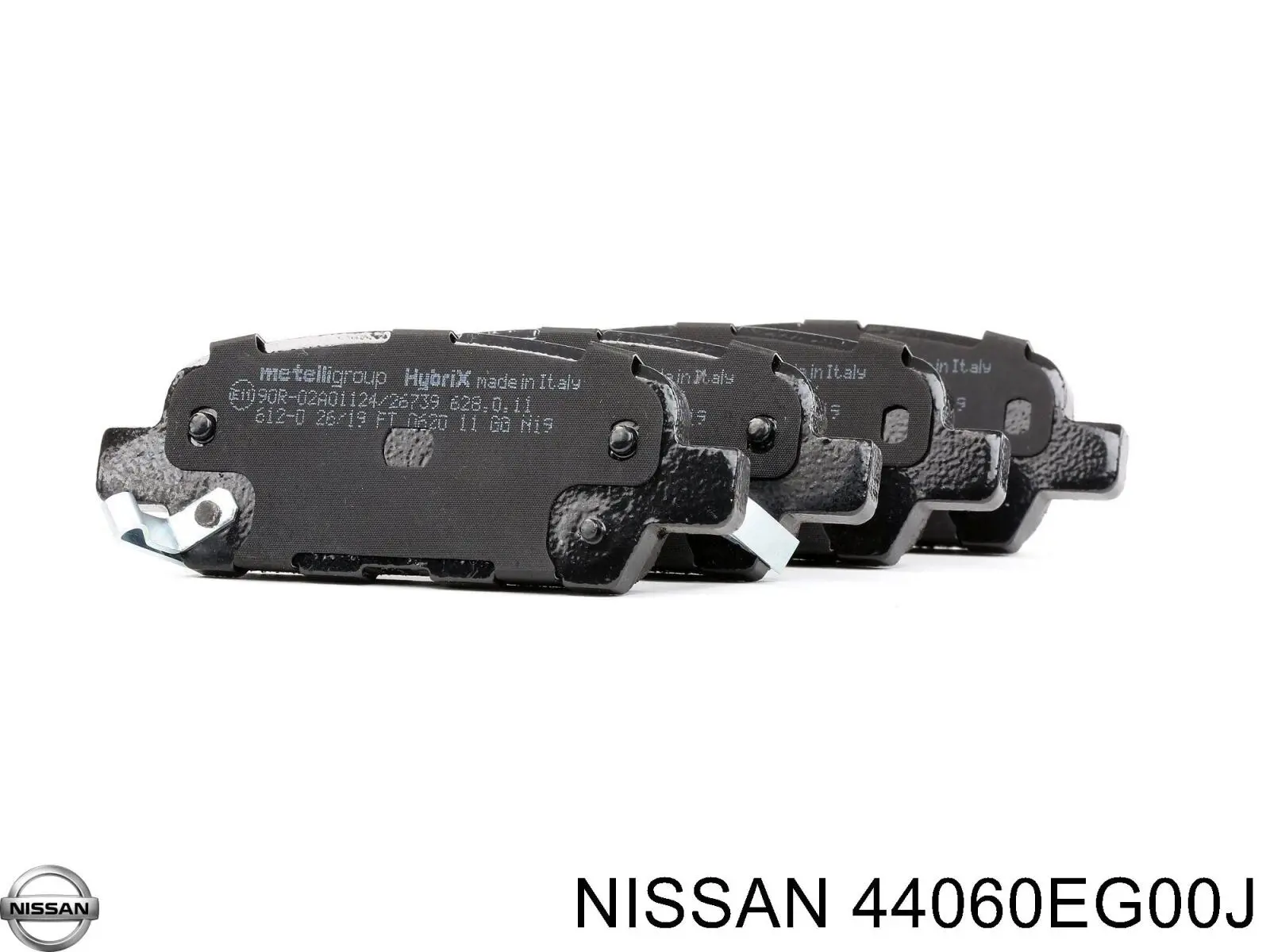 44060EG00J Nissan pastillas de freno traseras