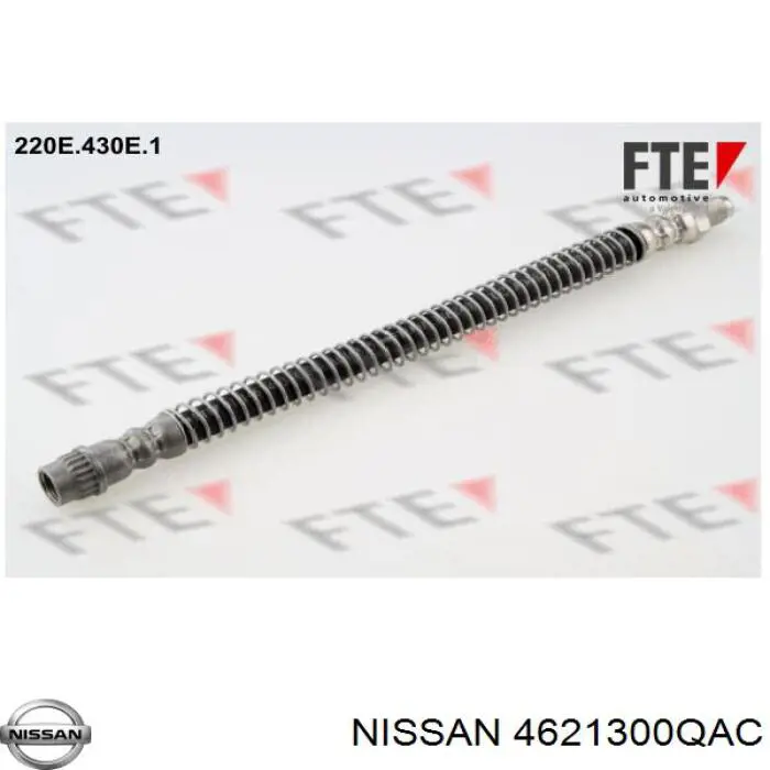 4621300QAC Nissan tubo flexible de frenos trasero