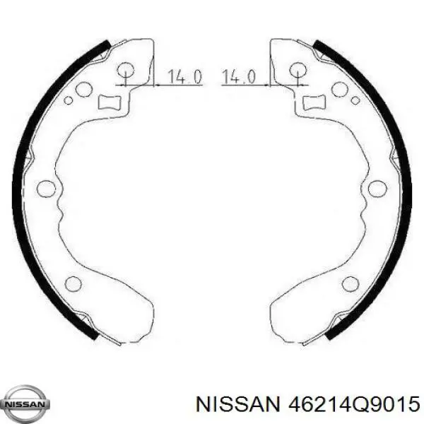 46214Q9015 Nissan tubo flexible de frenos trasero