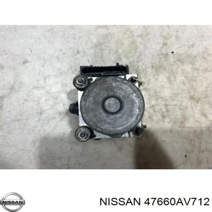 47660AV712 Nissan módulo hidráulico abs