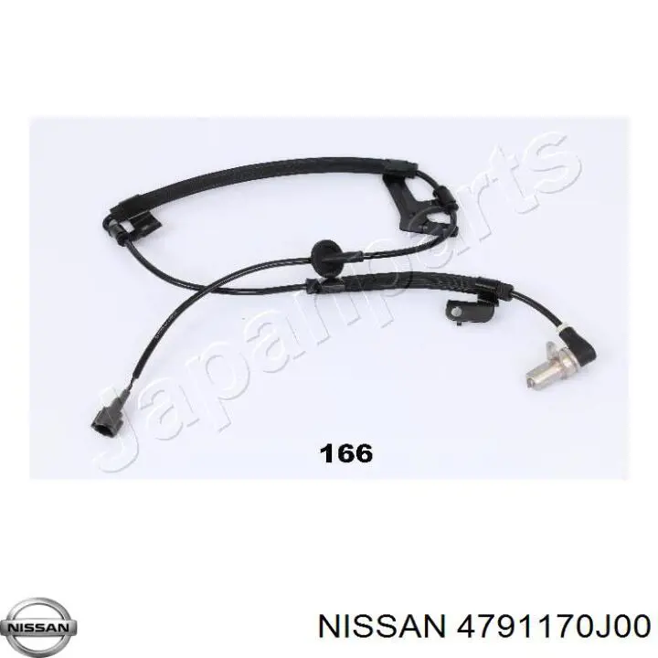  Sensor ABS delantero izquierdo para Nissan Primera P10