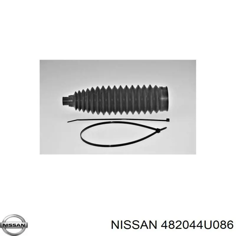 482044U086 Nissan bota de direccion izquierda (cremallera)