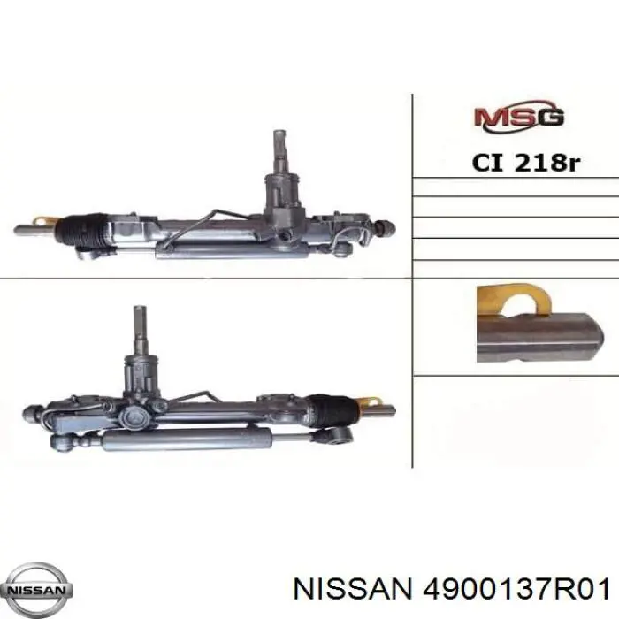  Cremallera de dirección para Nissan Prairie M11