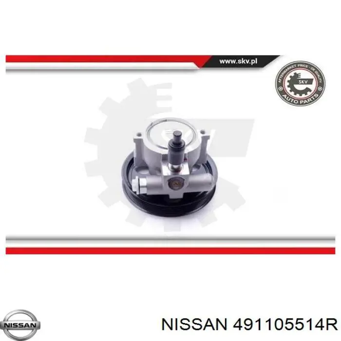 491105514R Nissan bomba hidráulica de dirección