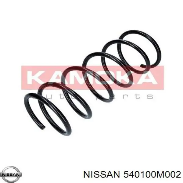 540100M002 Nissan muelle de suspensión eje delantero