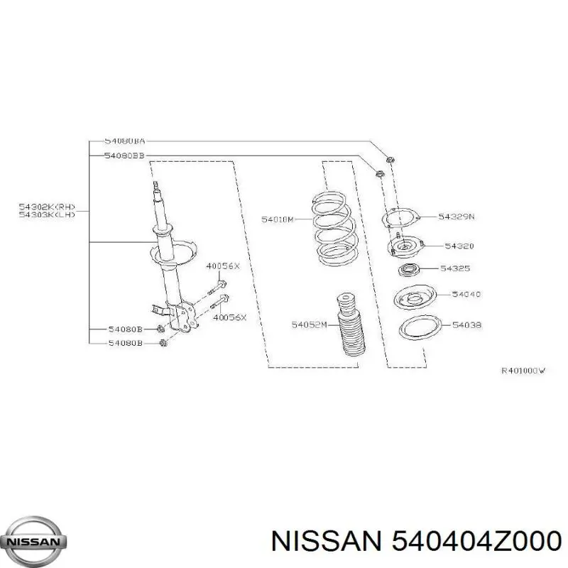 540404Z000 Nissan 