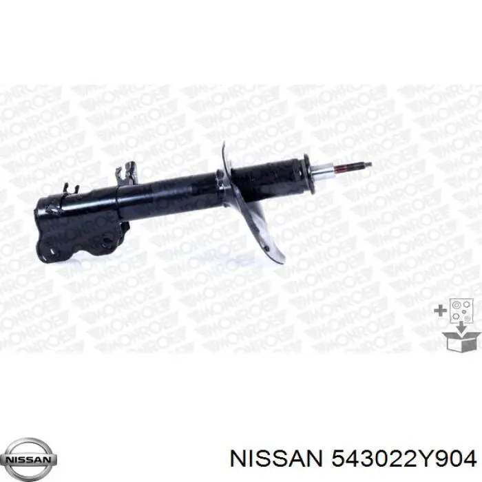 543022Y904 Nissan amortiguador delantero derecho