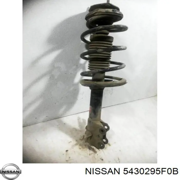 5430295F0B Nissan amortiguador delantero derecho