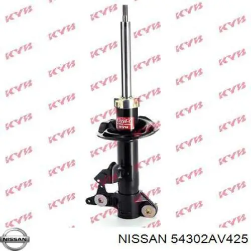 54302AV425 Nissan amortiguador delantero derecho