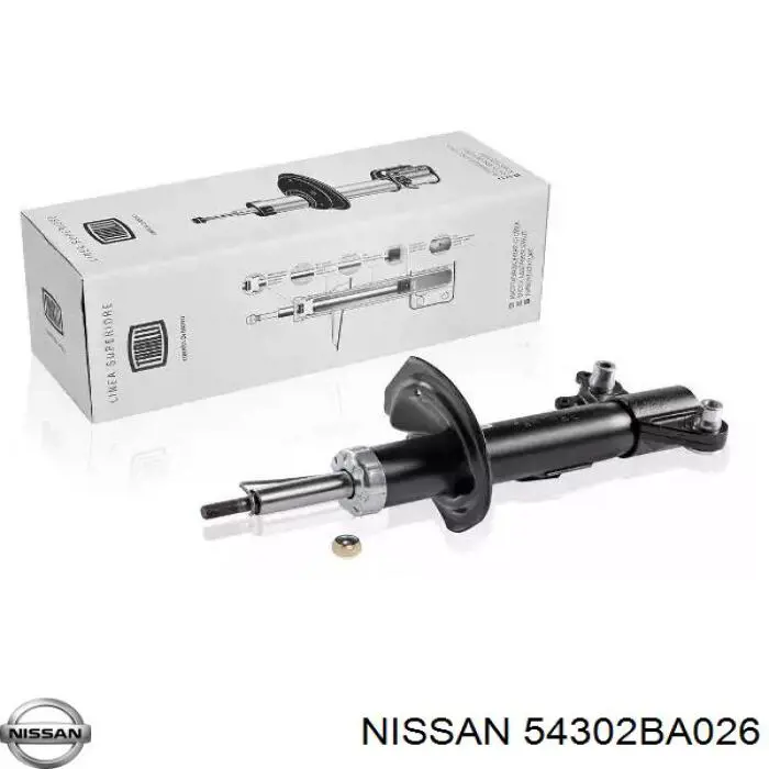 54302BA026 Nissan amortiguador delantero derecho