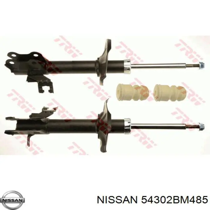 54302BM485 Nissan amortiguador delantero derecho