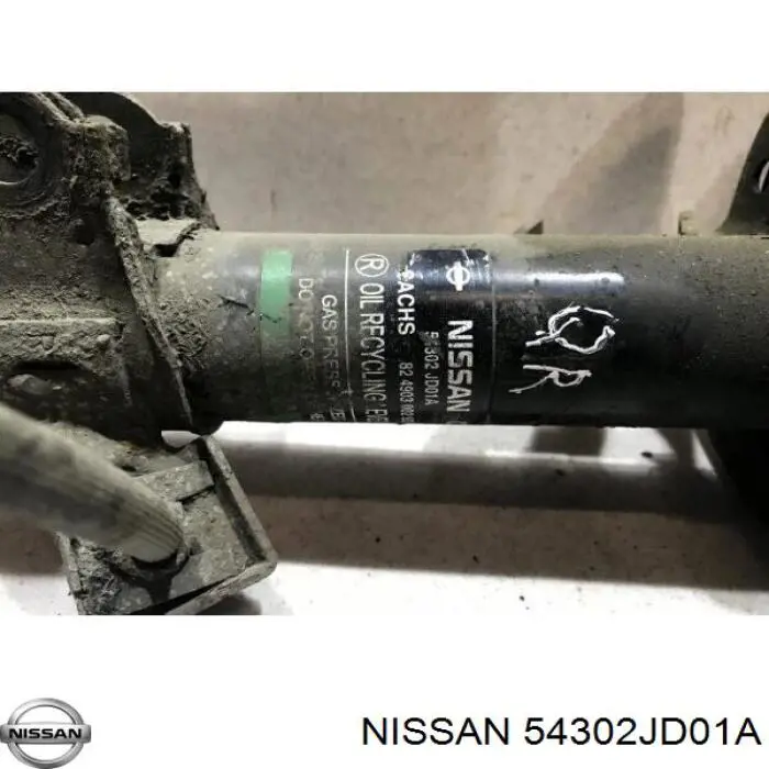 54302JD01A Nissan amortiguador delantero derecho