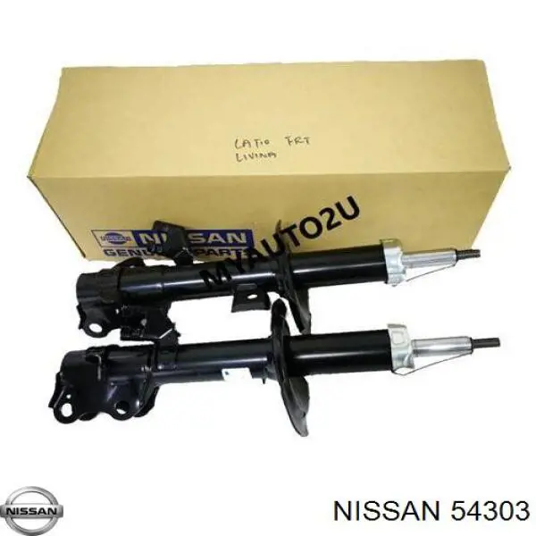 54303 Nissan amortiguador delantero derecho