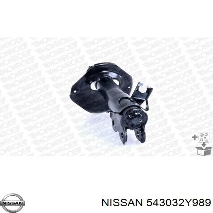 543032Y989 Nissan amortiguador delantero izquierdo