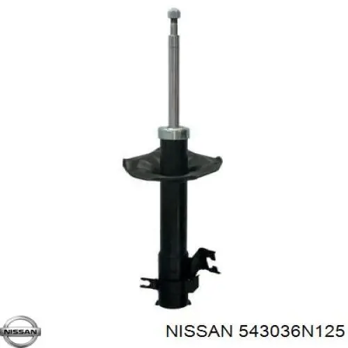 543036N125 Nissan amortiguador delantero izquierdo