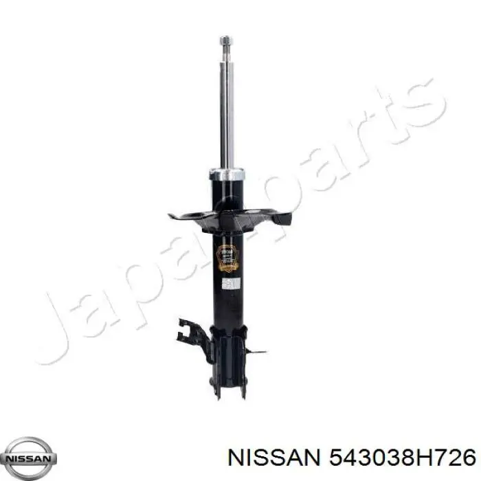 543038H726 Nissan amortiguador delantero izquierdo