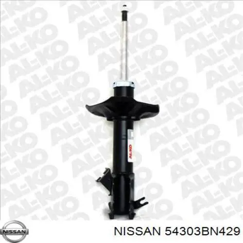 54303BN429 Nissan amortiguador delantero izquierdo