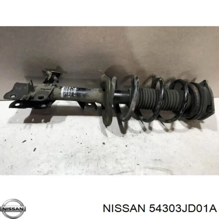 54303JD01A Nissan amortiguador delantero izquierdo