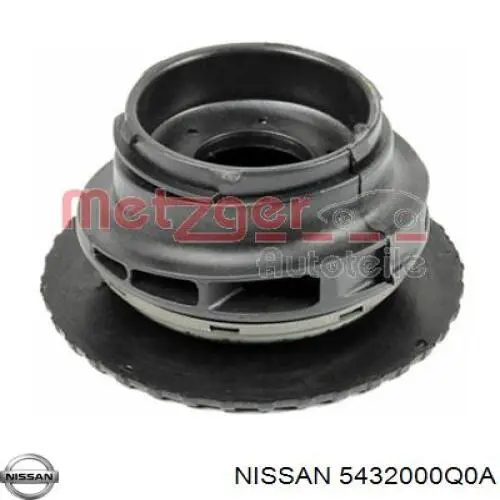 5432000Q0A Nissan soporte amortiguador delantero