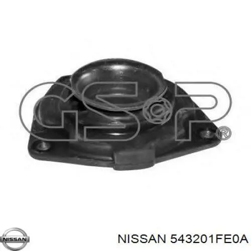 543201FE0A Nissan soporte amortiguador delantero derecho