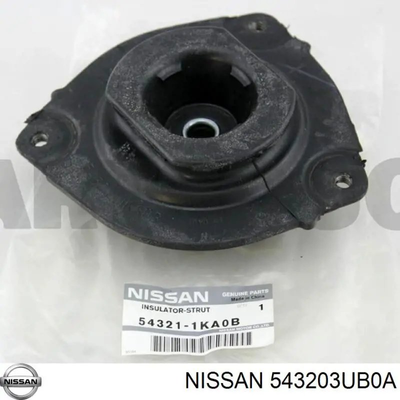 543203UB0A Nissan soporte amortiguador delantero derecho