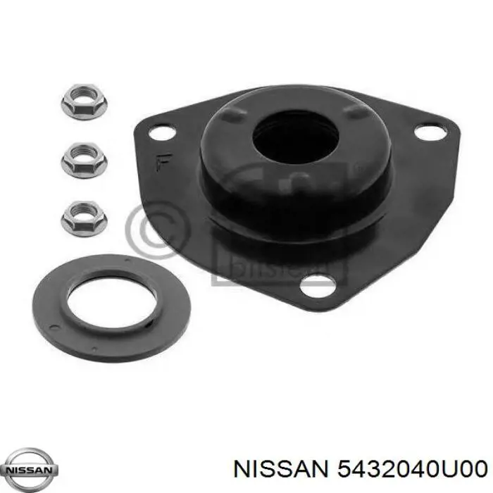 5432040U00 Nissan soporte amortiguador delantero