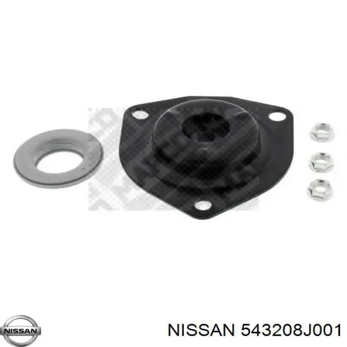 543208J001 Nissan soporte amortiguador delantero