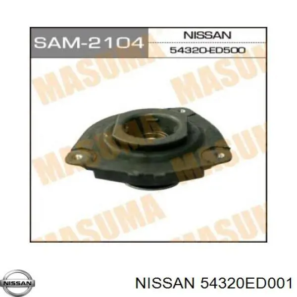 54320ED001 Nissan soporte amortiguador delantero derecho