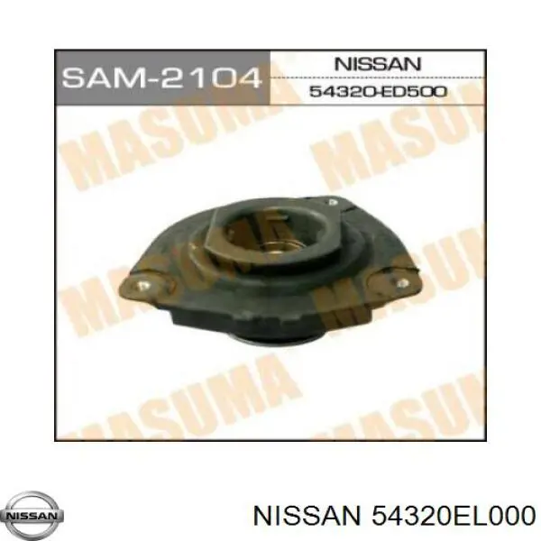 54320EL000 Nissan soporte amortiguador delantero derecho